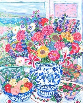 レスリー・セイヤーの絵画作品　タイトルは、サンシドロ